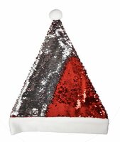 Weihnachtsmütze mit Pailletten