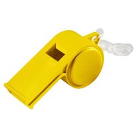 Trillerpfeife Sport mit Kordel uni-colour
