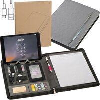 Schreibmappe mit Powerbank Elda