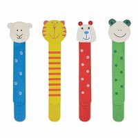 Holz-Lesezeichen FUNNY ANIMALS 4-fach sortiert Preis pro Stück
