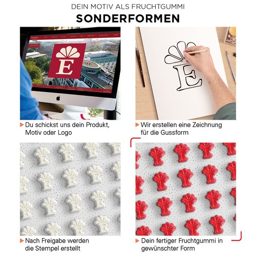 Minitüte 10 g Trolli Fruchtgummi Sonderformen