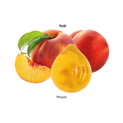 Tetraeder 15 g Trolli Vitamin-Fruchtgummi