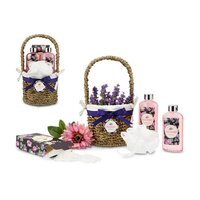 Wellness-Geschenkset Lavendelkörbchen