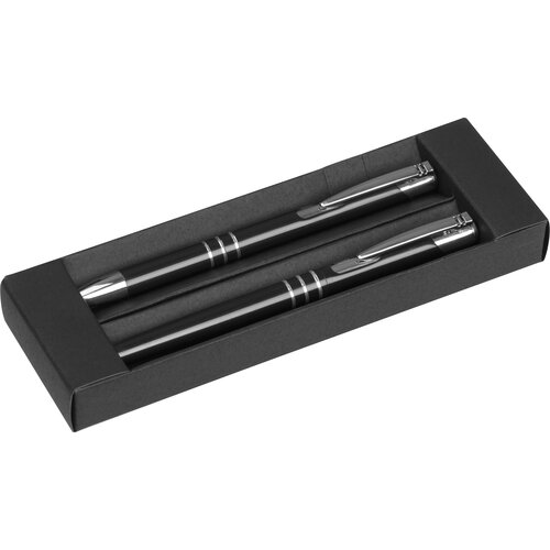 Schreibset bestehend aus einem Kugelschreiber und einem Rollerball