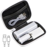 Travel Set Powerbank EU-Stecker und USB Ladegerät
