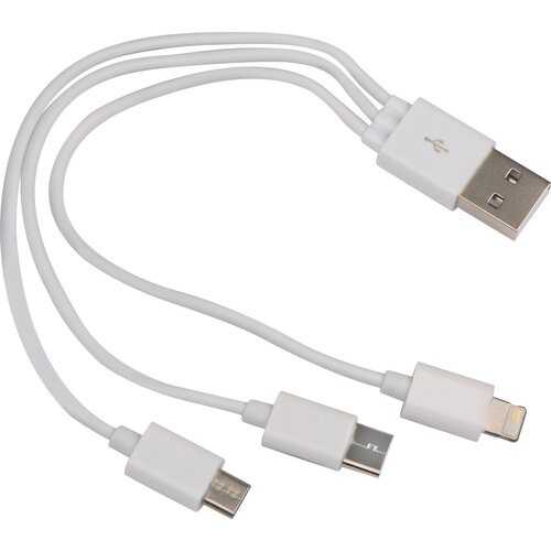Kunststoffbox mit 3in1 USB Ladekabel