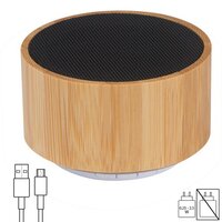 Bluetooth Lautsprecher mit Bambusummantelung
