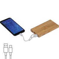 Powerbank aus Bambus