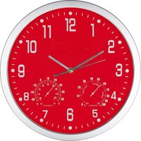 Wanduhr mit Hygro - und Thermometer