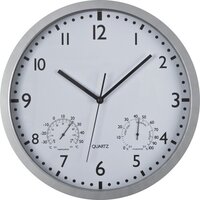 Wanduhr mit Hygro - und Thermometer