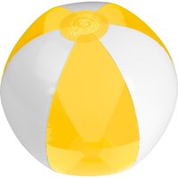 Strandball bicolour farbig/transparent