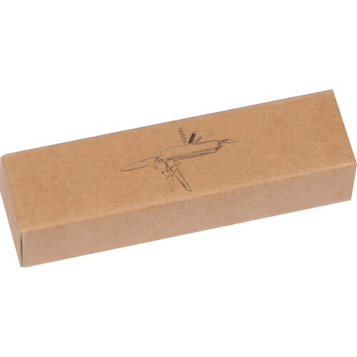 Taschenmesser aus Edelstahl mit Holzummantelung