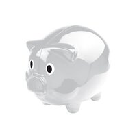 Transparentes Sparschwein