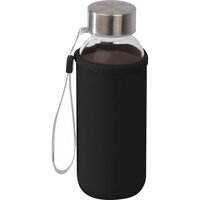 Trinkflasche aus Glas mit Neoprenüberzug 300ml