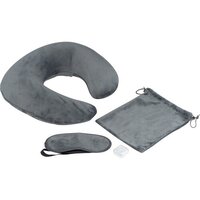 Reiseset Nackenkissen Schlafbrille Wäschebeutel