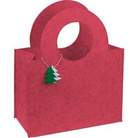 Tasche aus Filz mit Tannenbaumanhänger
