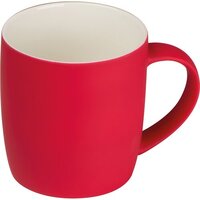 Tasse aus Porzellan außen gummiert 300ml