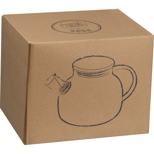 Glaskanne mit Bambusdeckel, 1.000ml