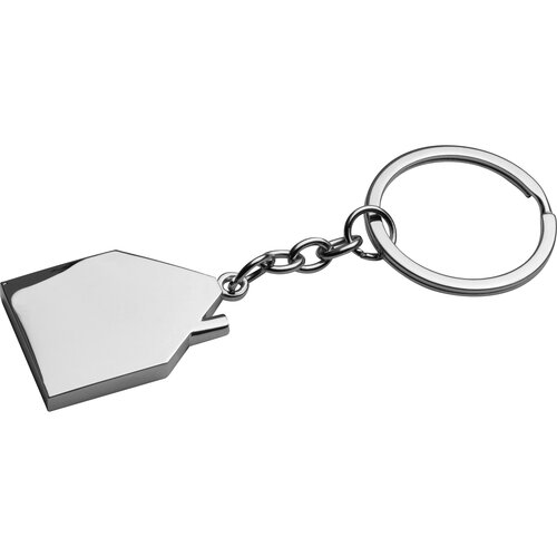 Metall Schlüsselanhänger in Hausform