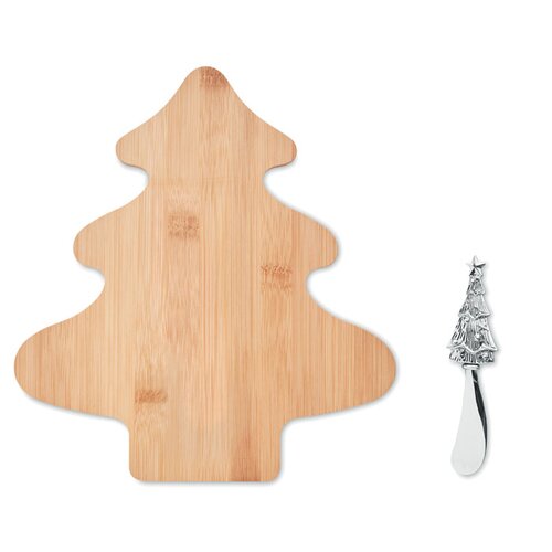 TREECHESSE Käse-Set Bambus