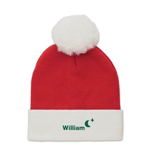 MENSA Weihnachtliche Strickmütze