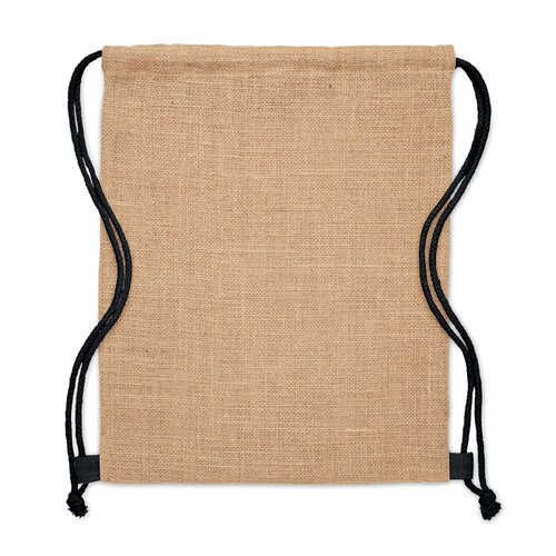 FUKURO Jute Beutel mit Kordelzug