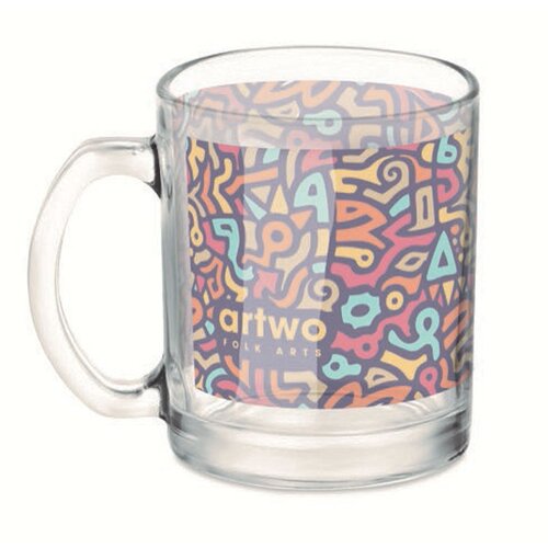 SUBLIMGLOSS Kaffeebecher aus Glas 300 ml