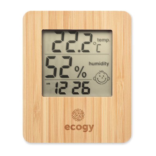 SUNCITY Wetterstation Bambus