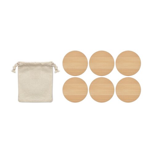 BAYIN SET Untersetzer-Set Bambus