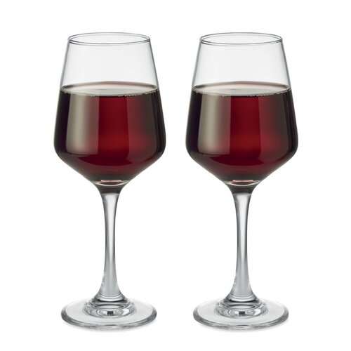 CHEERS Set mit 2 Weingläsern