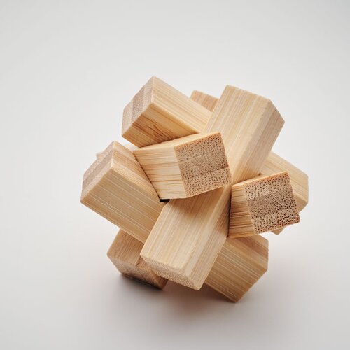CUBENATS Holzpuzzle/Gehirnjogging Bambus