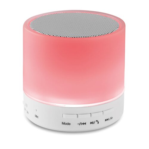 ROUND WHITE Wireless Lautsprecher LED