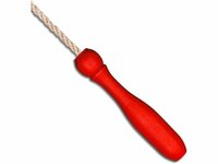 Springseil 250 cm aus Jute Griff Buche gewachst FSC-zertifiziert