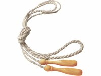 Springseil 250 cm aus Jute Griff Buche gewachst FSC-zertifiziert