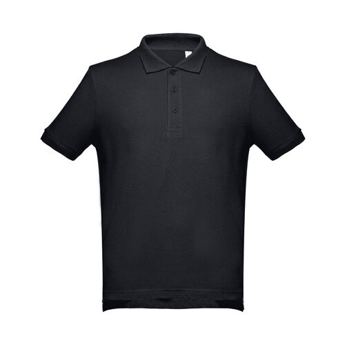 THC ADAM. Kurzarm-Poloshirt aus Baumwolle für Herren
