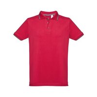 THC ROME Zweifarbiges Baumwoll-Poloshirt für Herren