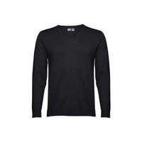 THC MILAN Herren-Pullover mit V-Ausschnitt aus Baumwolle und Polyamid