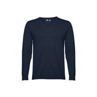 THC MILAN Herren-Pullover mit V-Ausschnitt aus Baumwolle und Polyamid