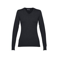 THC MILAN WOMEN Pullover mit V-Ausschnitt für Damen aus Baumwolle und Polyamid