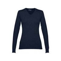 THC MILAN WOMEN Pullover mit V-Ausschnitt für Damen aus Baumwolle und Polyamid