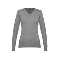 THC MILAN WOMEN Pullover mit V-Ausschnitt für Damen aus Baumwolle und Polyamid