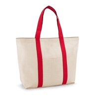 VILLE Tragetasche aus 100 Canvas-Baumwolle mit einer Innentasche 280 gm