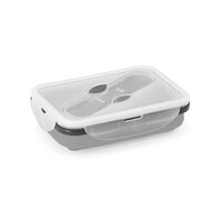 SAFFRON Lunchbox Faltbare hermetische Frischhaltebox aus Silikon und PP 640 mL
