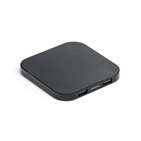 CAROLINE Superschnelles 15W wireless Ladegerät mit HUB 2 USB-A Anschlüssen aus Recyceltes ABS 100 rABS