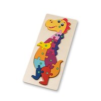 DIPLODOCO Puzzle in Dinosaurierformat aus Kiefernsperrholz