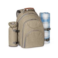 VILLA Thermischer Picknick-Rucksack aus 600D hochdichtem recyceltem Polyester