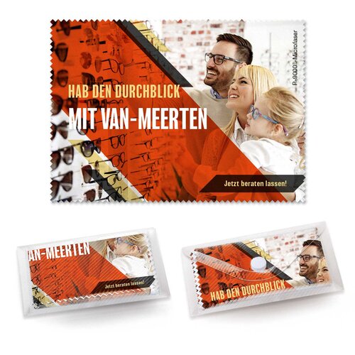 POLYCLEAN Brillenputztuch 21x15 cm All-Inclusive-Paket