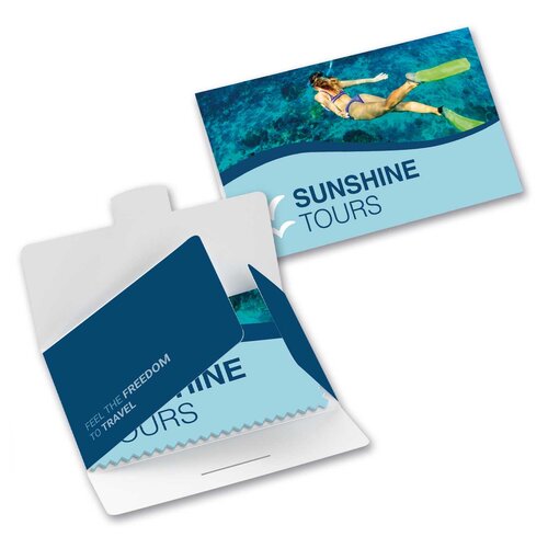 POLYCLEAN rPET Brillenputztuch 21x15 cm All-Inclusive-Paket