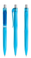 cyanblau / silber satiniert