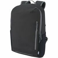 Aqua wasserabweisender 15 Laptop-Rucksack aus GRS Recyclingmaterial 21 L